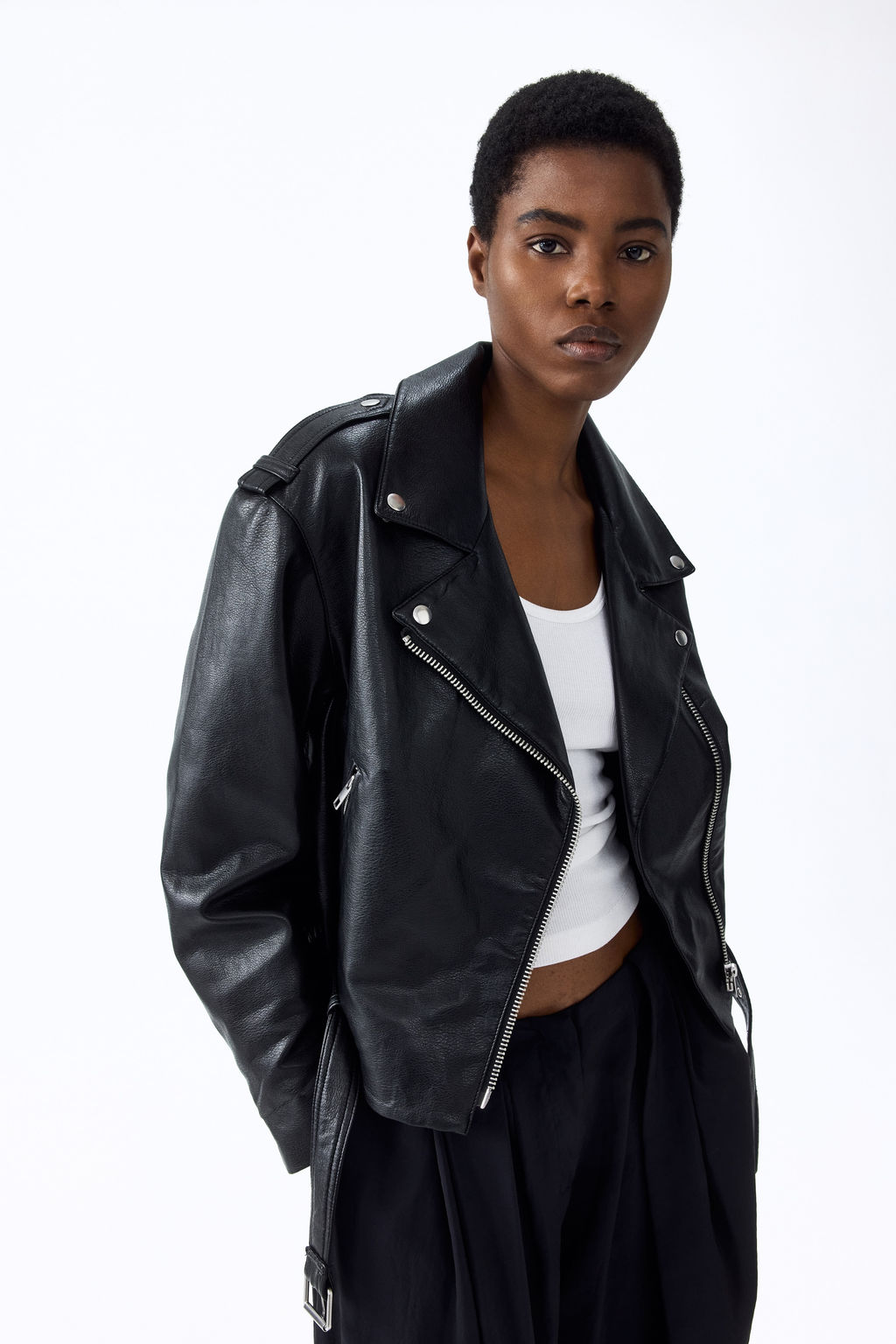 Cazadora biker revestida - H&m фото 7
