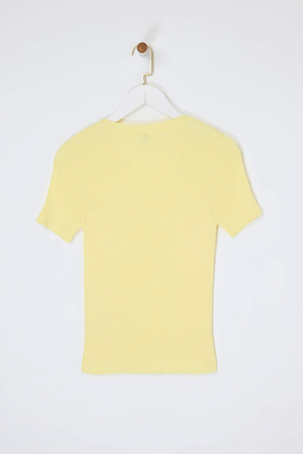 Sar? Bisiklet Yaka Asimetrik Dugme Detayl? Fitted Triko Ince Bluz TWOSS26BZ00285 - Trendyolmilla фото 2