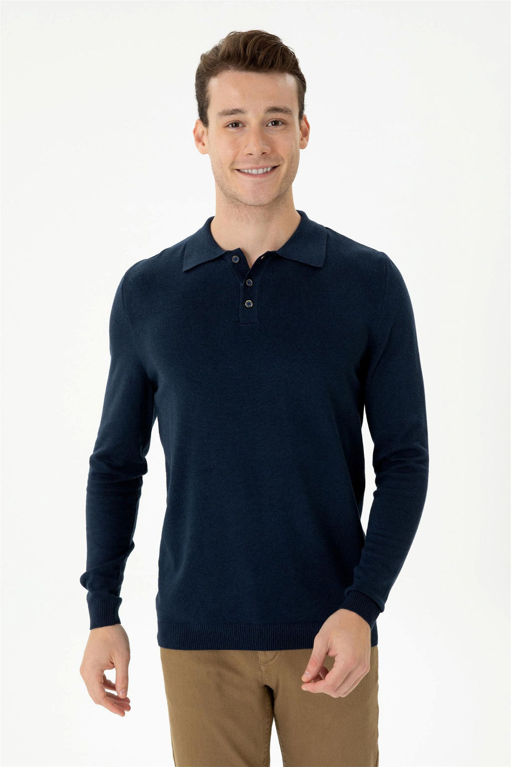 U. S. Polo Assn Мужской темно-синий свитер - U.s. polo assn фото 10