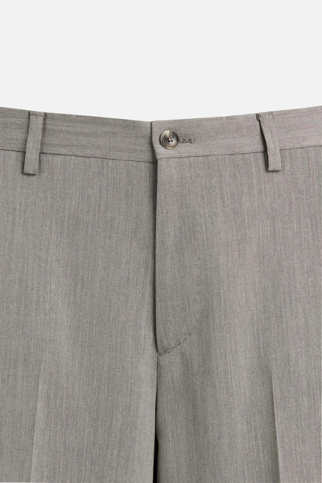 HERRINGBONE SUIT TROUSERS - Zara фото 7