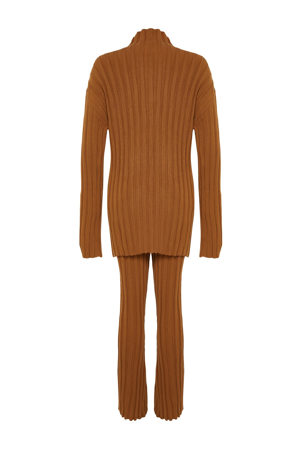 Antrasit Fitilli Pantolon Y?rtmac Detayl? Triko Alt-Ust Tak?m TWOAW24AU00013 - Trendyolmilla фото 16