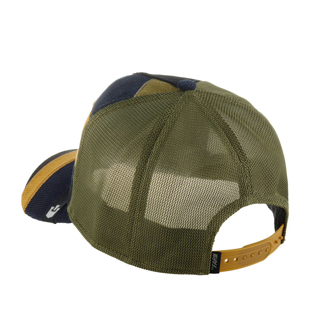 Бейсболка GOORIN BROTHERS арт. 101-1116 (оливковый / рыжий / фиолетовый)  фото 2