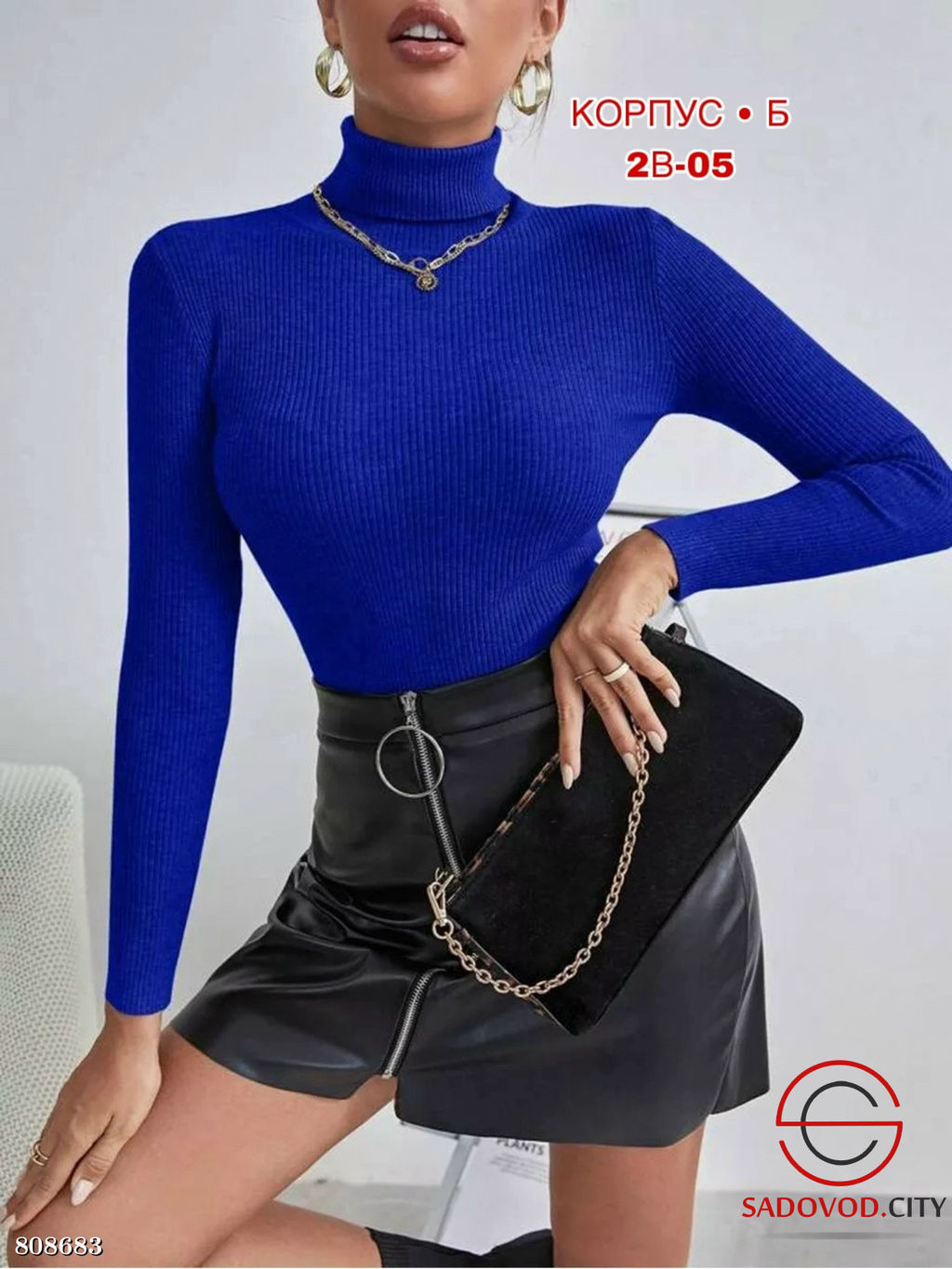 водолазка женская с высоким горлом - Bruno фото 3