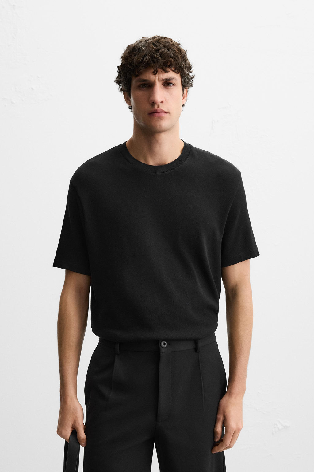 BASIC KNIT T-SHIRT - Zara фото 2