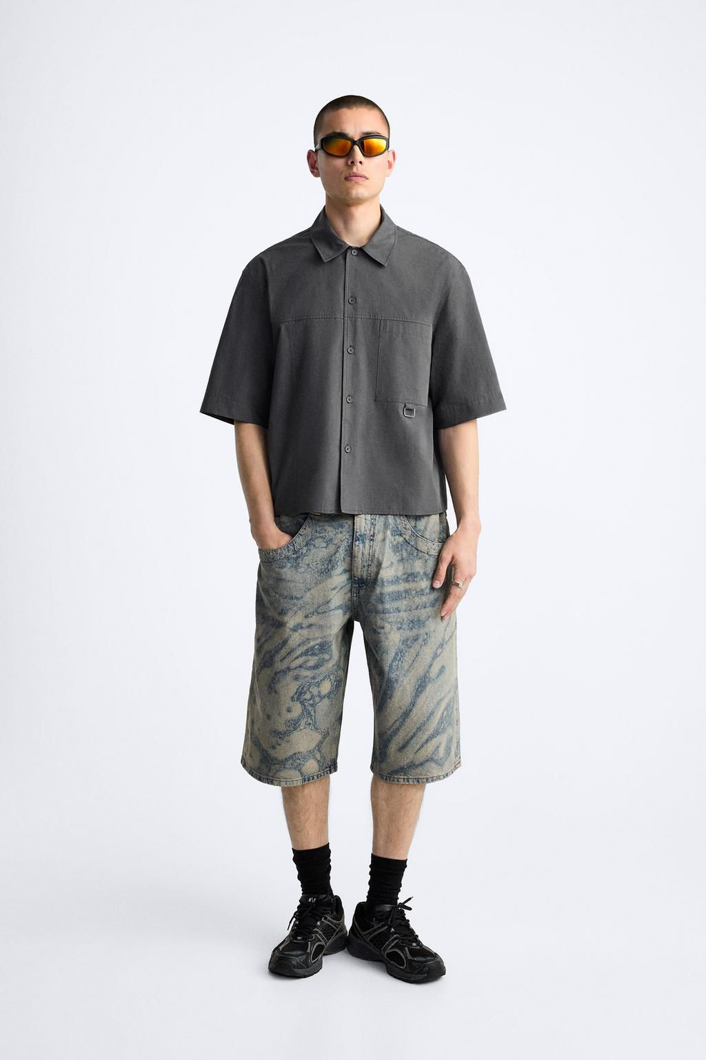 CROPPED FIT SHIRT - Zara фото 2