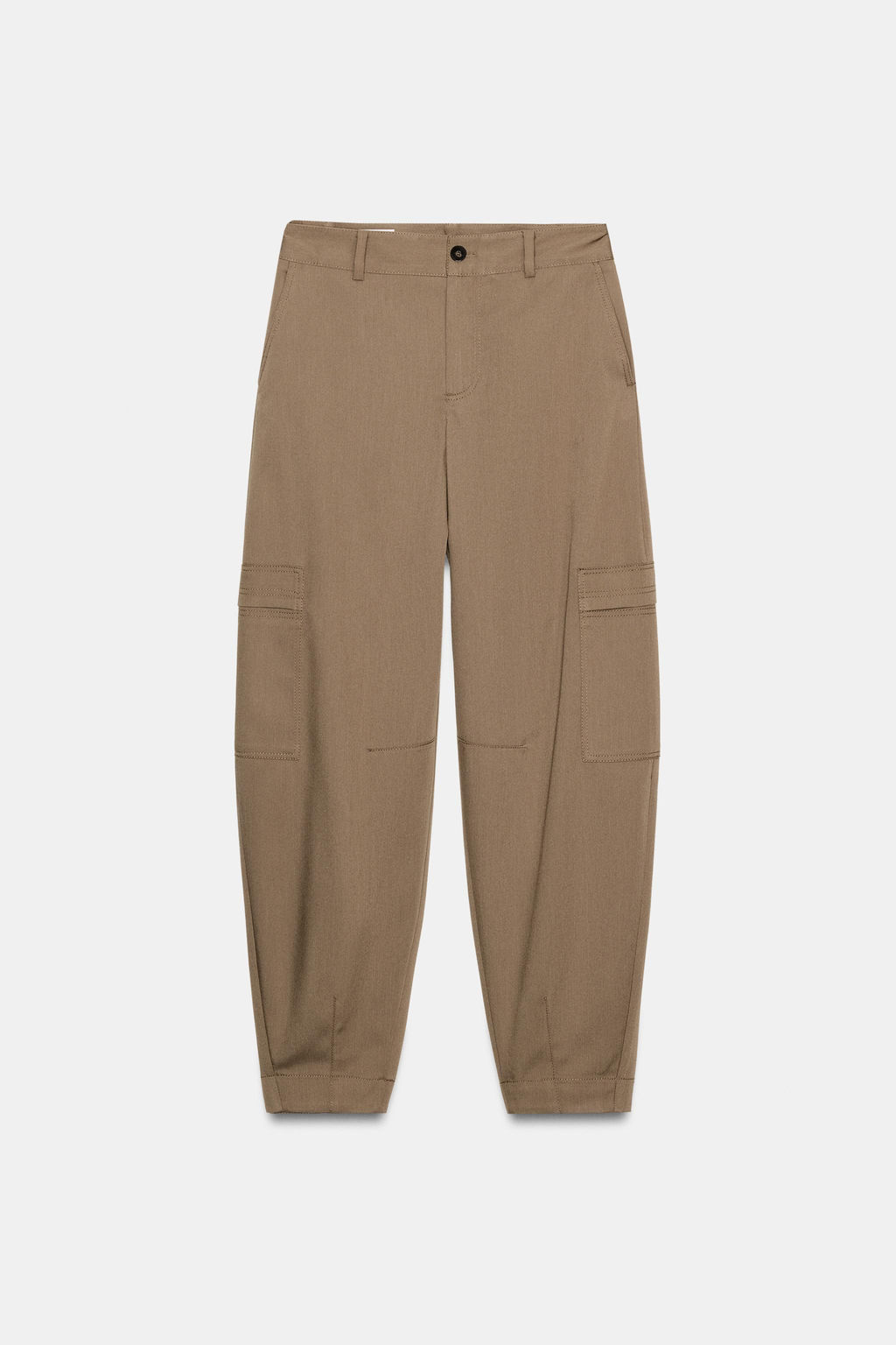 HIGH-WAIST CARGO TROUSERS - Zara фото 16