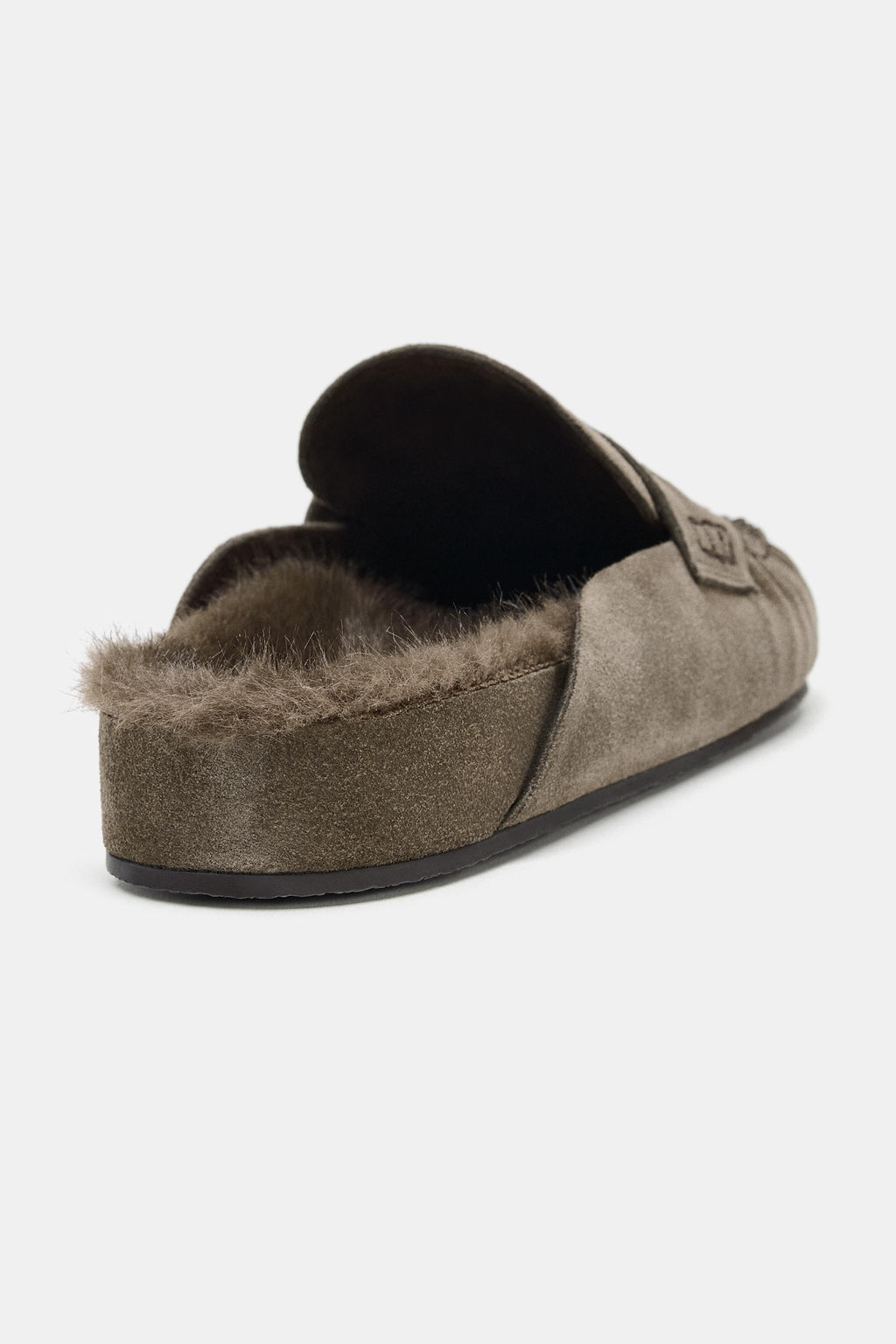 LEATHER SLINGBACK CLOGS - Zara фото 10