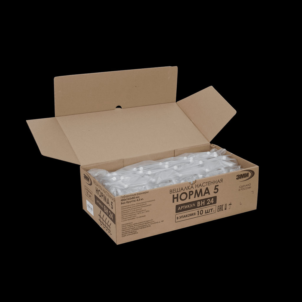 Вешалка Норма 5 Белый - Зми фото 5