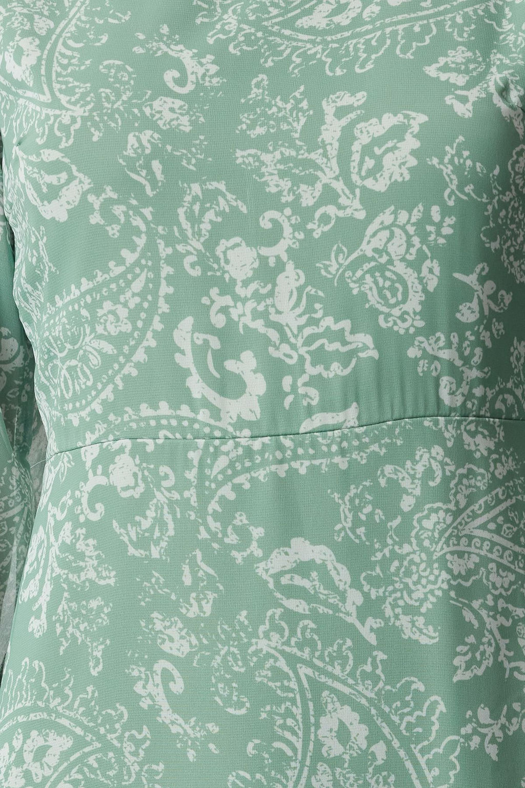 TRENDYOLMILLA Camel Dik Yakal? Etegi Volanl? Sifon Dokuma K?sl?k Elbise TWOAW20EL1313 фото 61