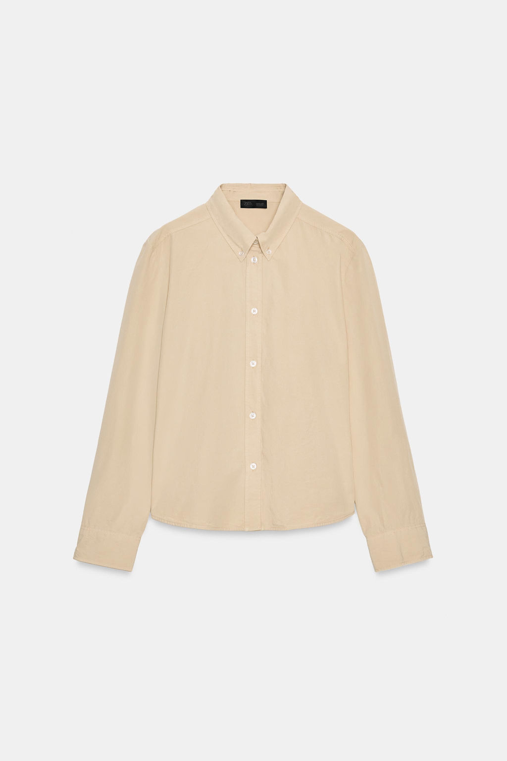 WASHED POPLIN SHIRT - Zara фото 14