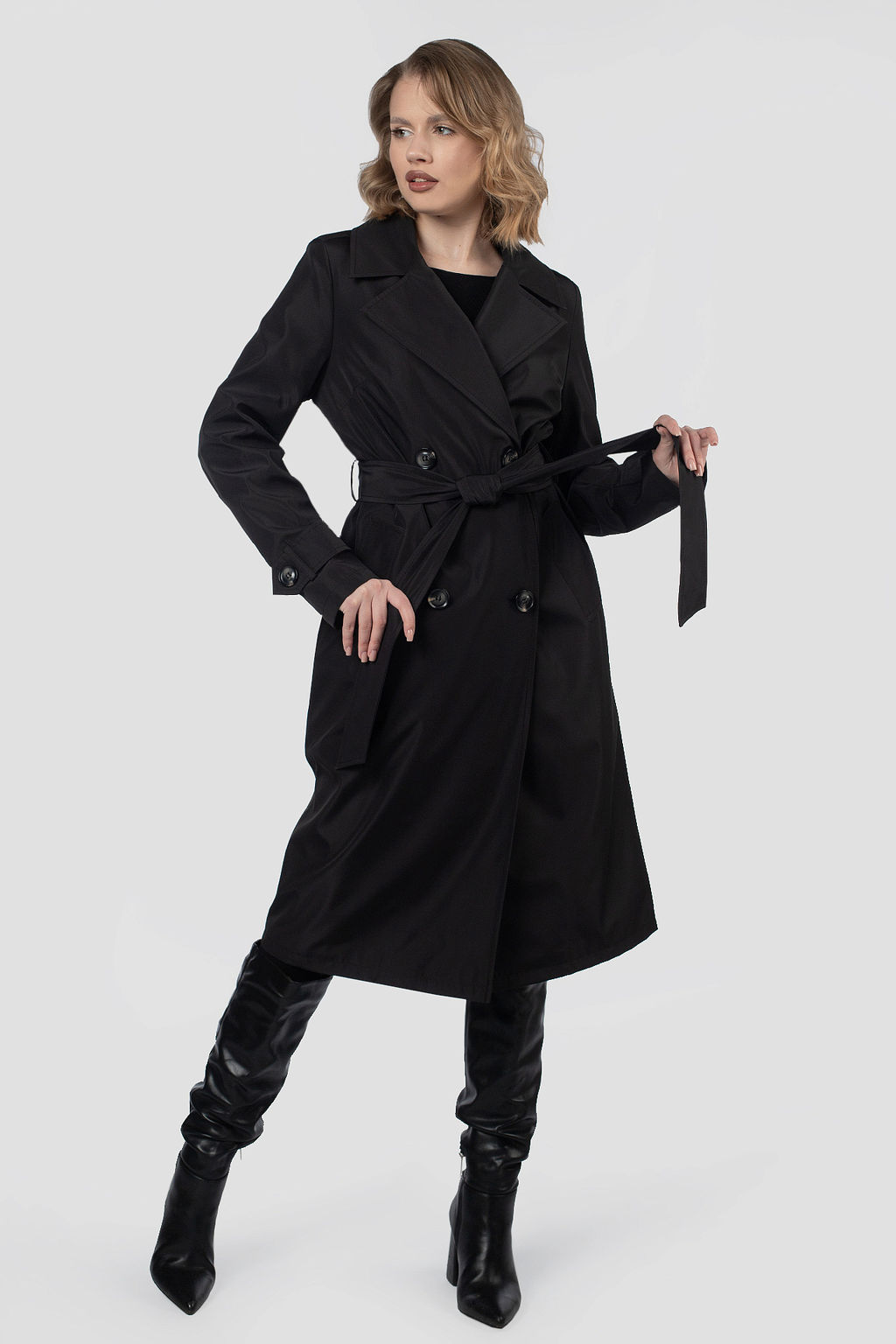 03-3426 Плащ женский (пояс)