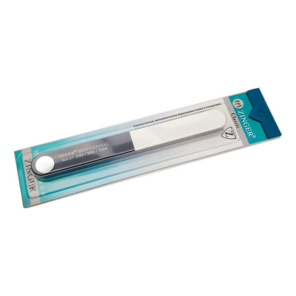 Zinger Пилка полировочная 3 в 1 / Classic BA-27, 240/800/3000 грит  фото 4