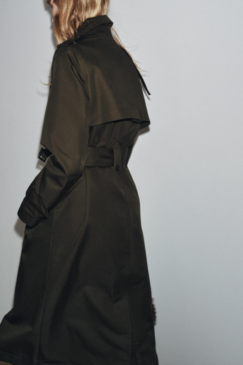 WATER REPELLENT DOUBLE-BREASTED TRENCH COAT ZW COLLECTION - Zara фото 5
