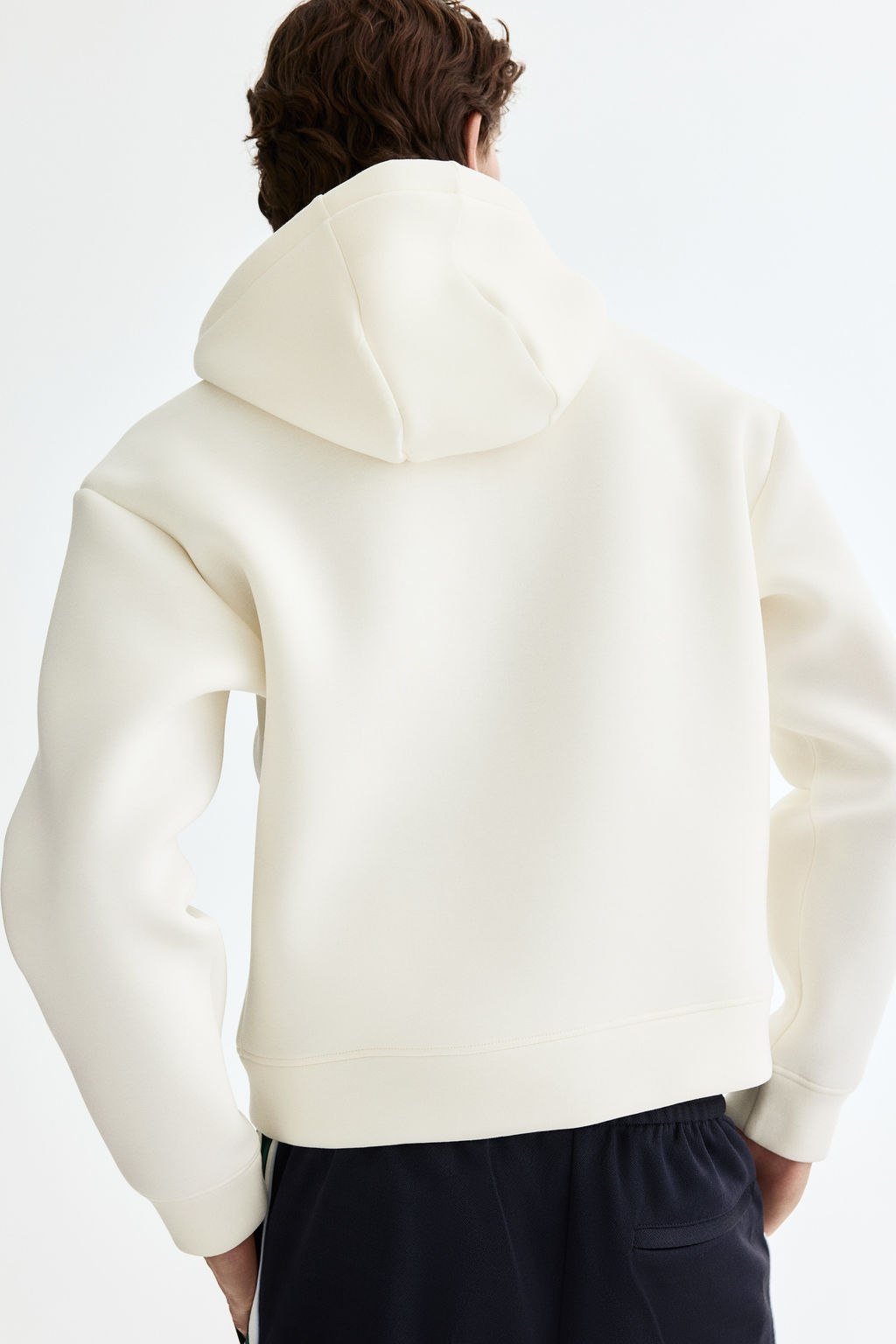 Chaqueta sudadera efecto neopreno Loose Fit - H&m фото 7