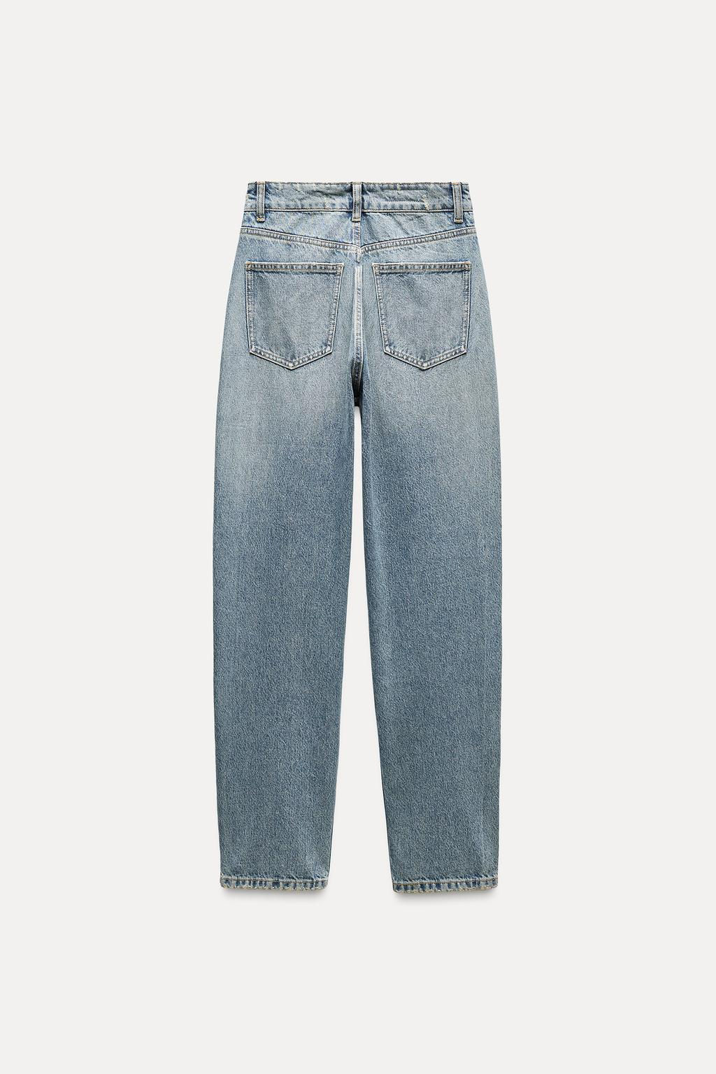 TRF MOM FIT HIGH-WAIST JEANS - Zara фото 27