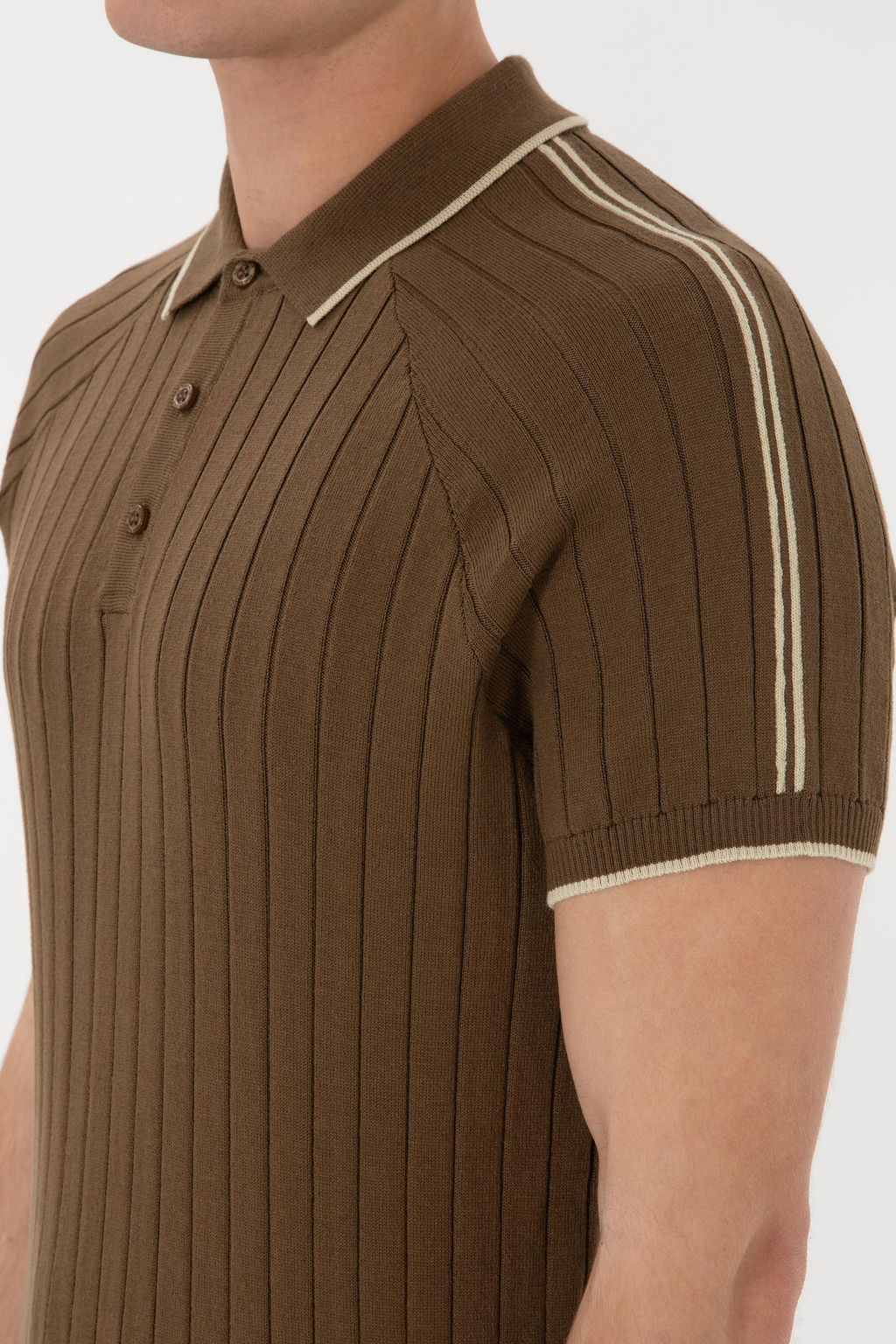 Erkek Slim Fit Bisiklet Yaka Haki Ti__rt - U.s. polo assn фото 7