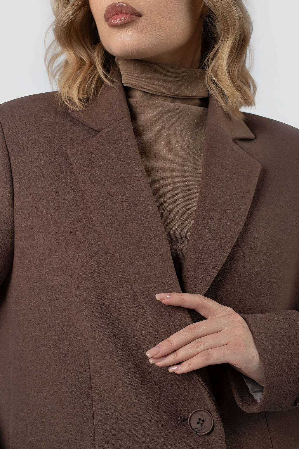 01-12219 Пальто женское демисезонное - El podio фото 12