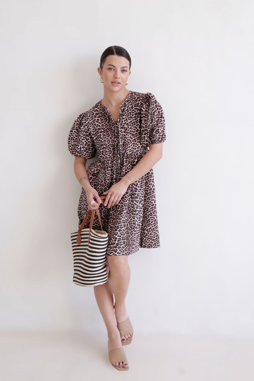 Martichelli Платье с анималистичным принтом  фото 10