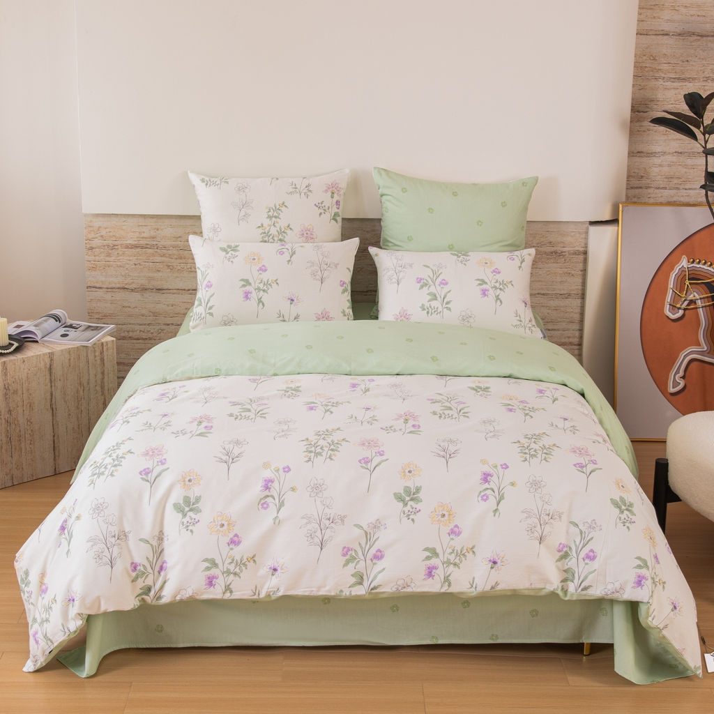 Комплект постельного белья Сатин 100% хлопок C611 Евро Макси/4 Наволочки - Ситрейд фото 2