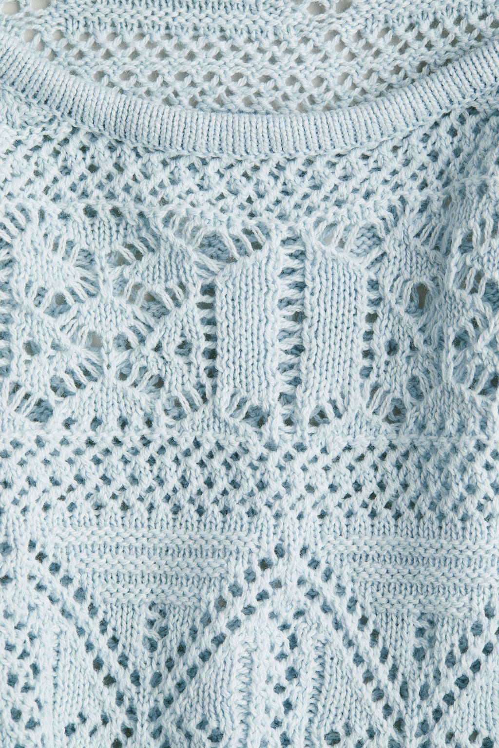 Top cropped en punto pointelle - H&m фото 2