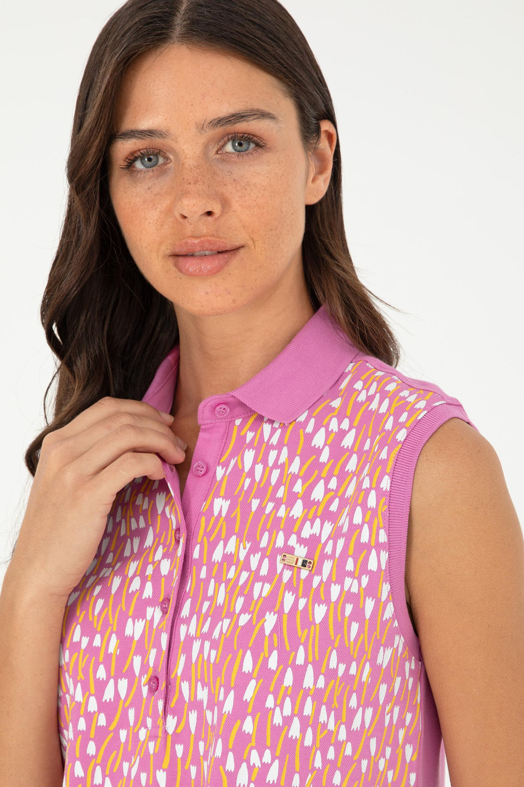 Женская фиолетовая футболка Неожиданная скидка в корзине - U.s. polo assn фото 9