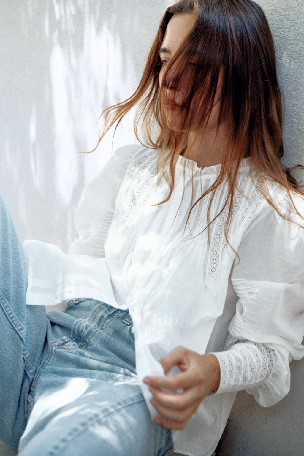 CAMISA ROM?NTICA ZW COLLECTION / Blanco