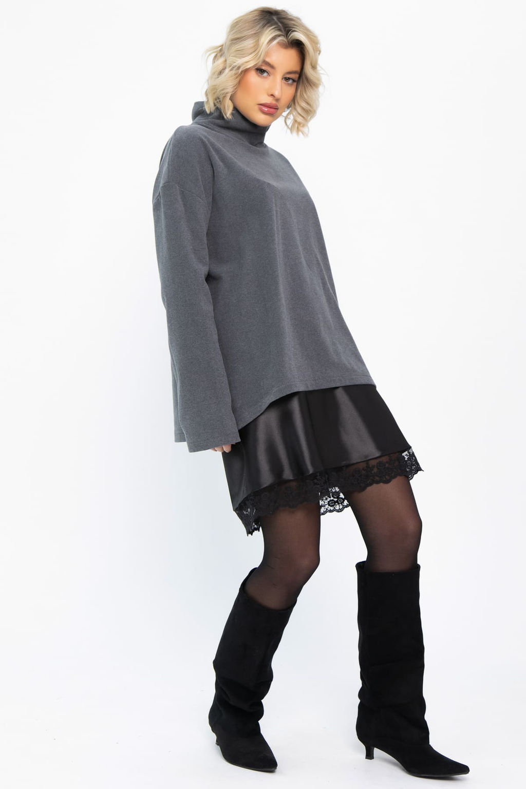 Юбка Игривое настроение (черная) Ю14833-7М