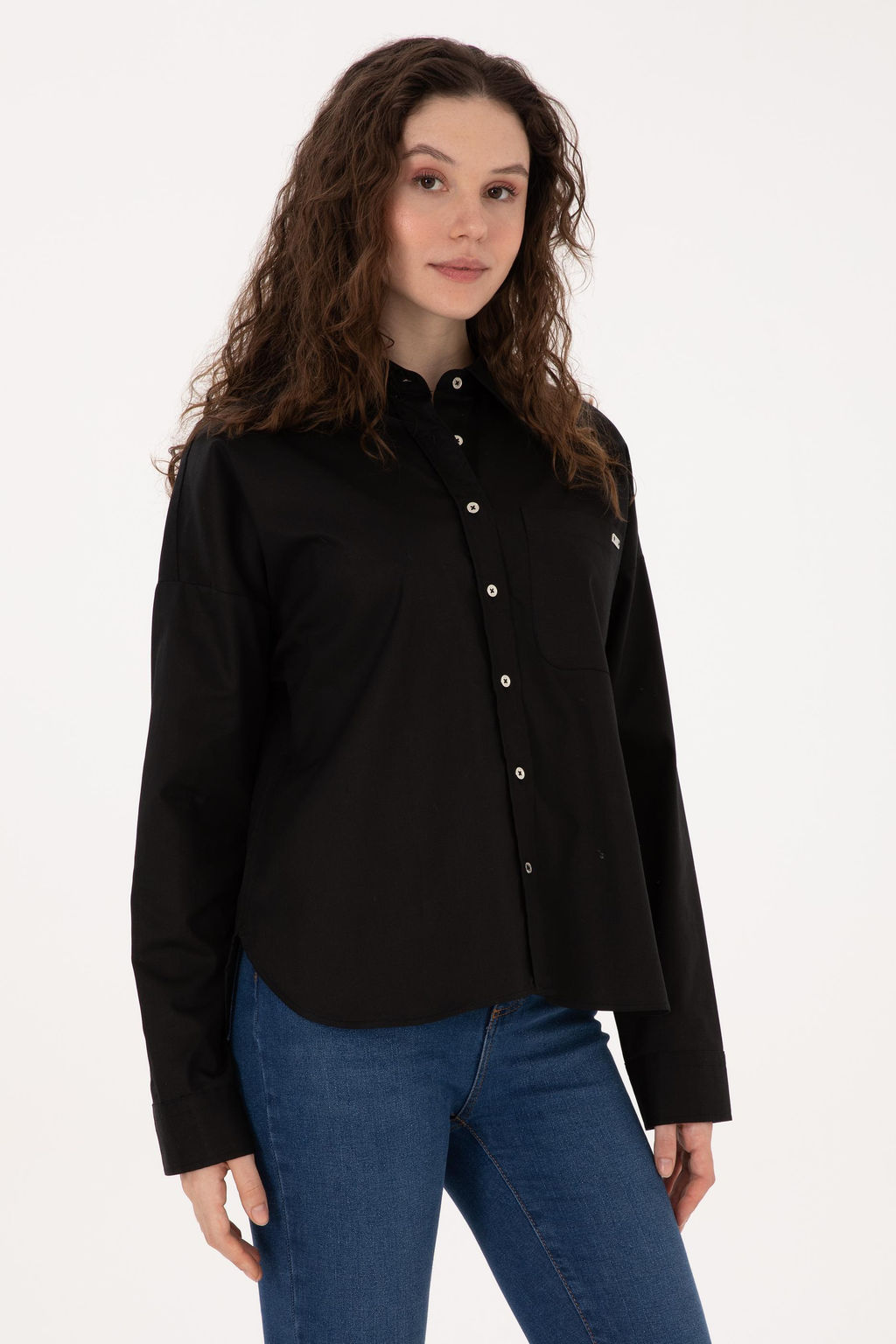 Kad_n Siyah Uzun Kollu G_mlek - U.s. polo assn фото 3