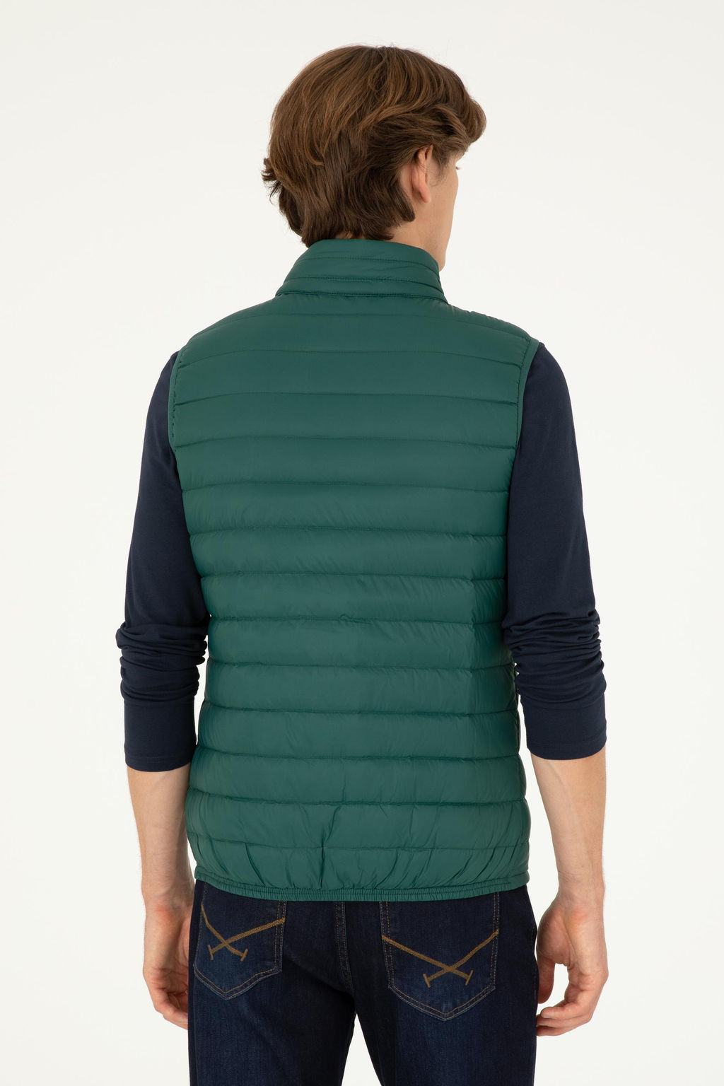 Мужской темно-зеленый жилет Неожиданная скидка в корзине - U.s. polo assn фото 5