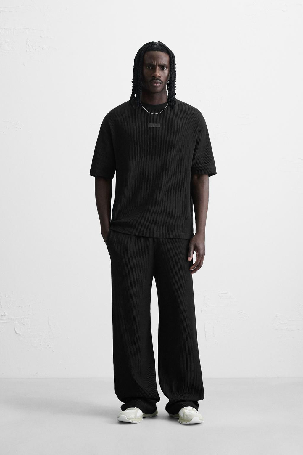 VERTICAL TEXTURED JOGGERS