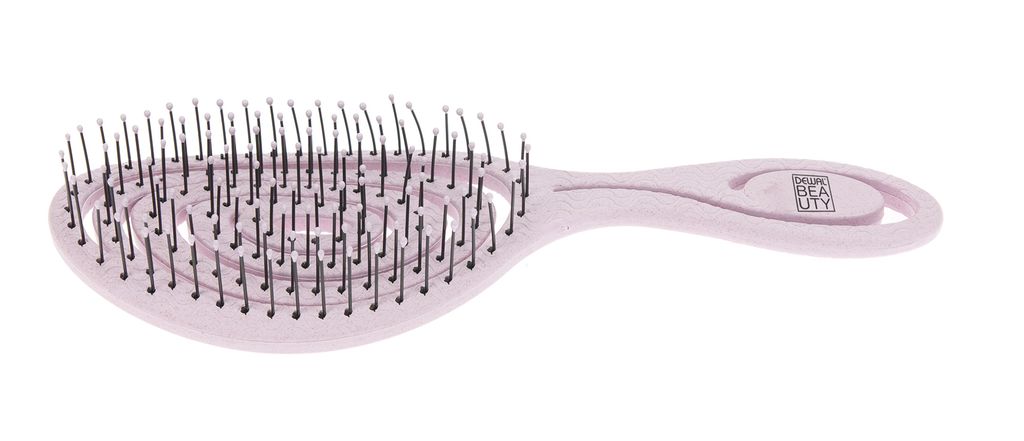 DEWAL BEAUTY.Щетка Eco-Friendly лилов.продувн.нейл.шт.улитка/DBEF2-Lilac /0744/