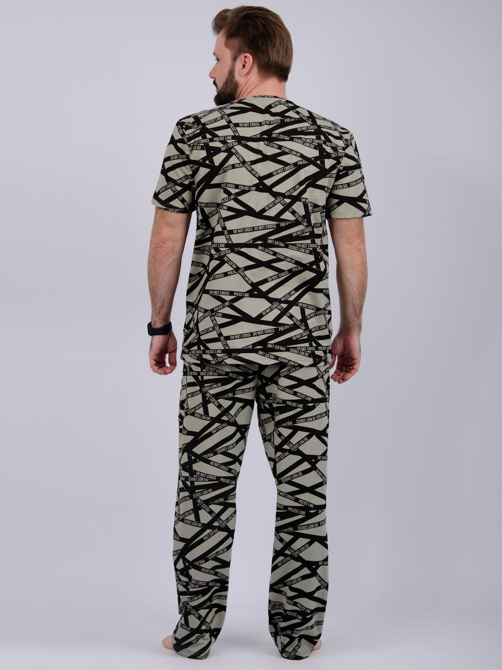 Пижама "Дрэйк" хаки, трикотаж