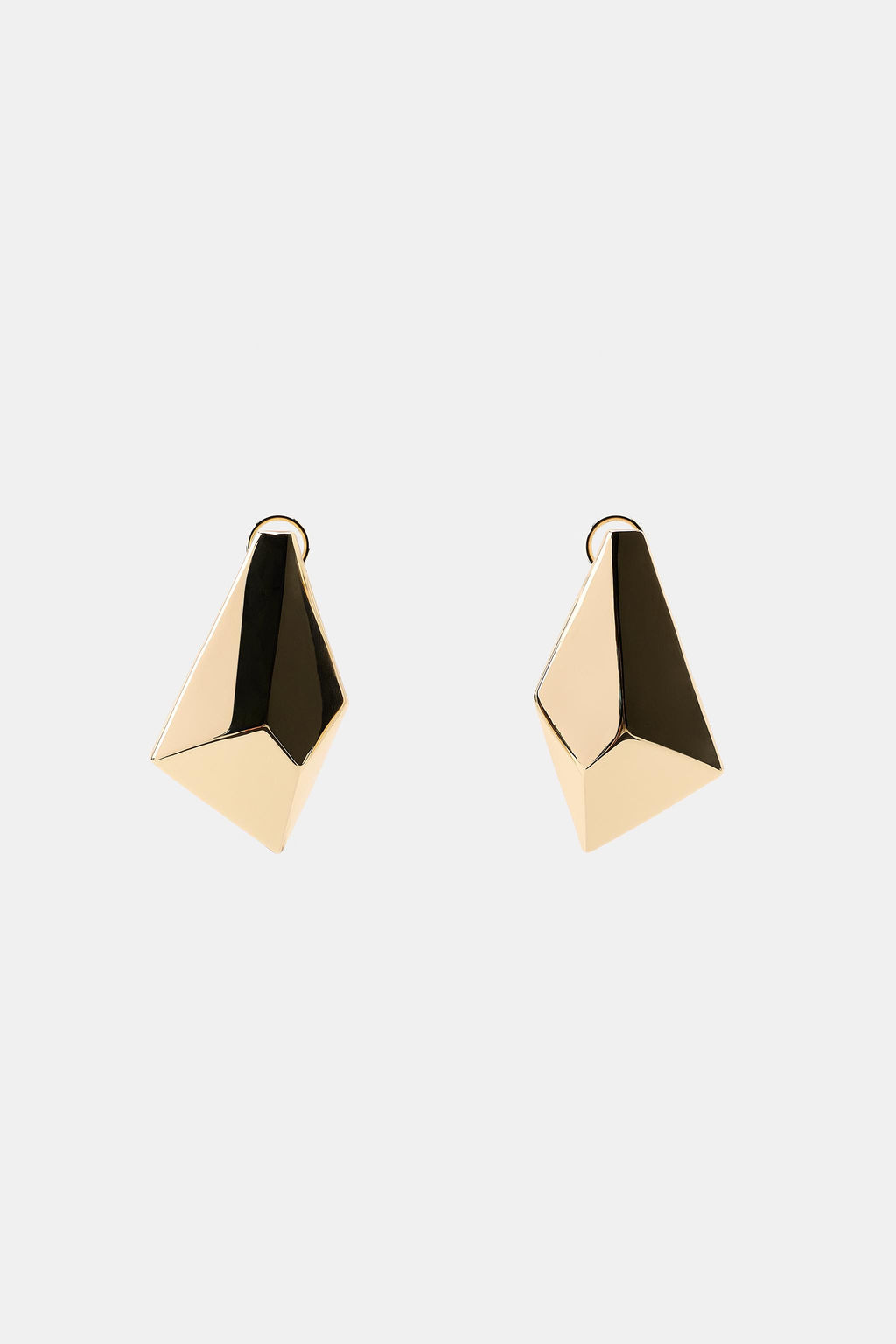 MAXI GEOMETRIC EARRINGS - Zara фото 3