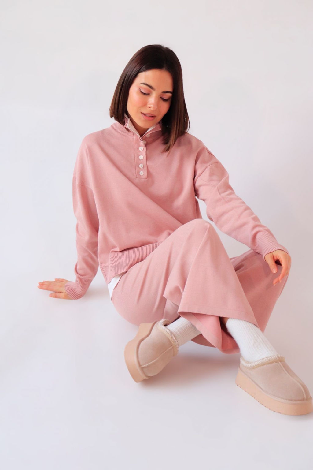 Martichelli Костюм трикотажный пудровый  фото 6