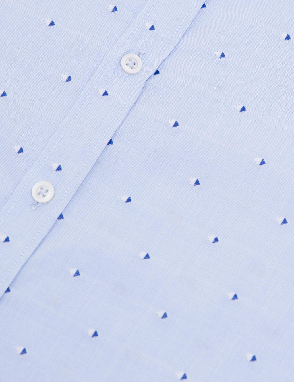 Синяя зауженная рубашка с длинным рукавом - Cacharel фото 9