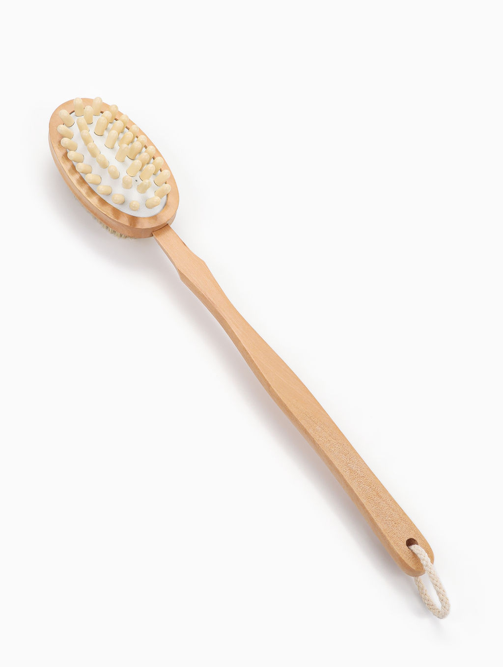 СОЮЗПАР щетка массажная с натуральной щетиной двусторонняя