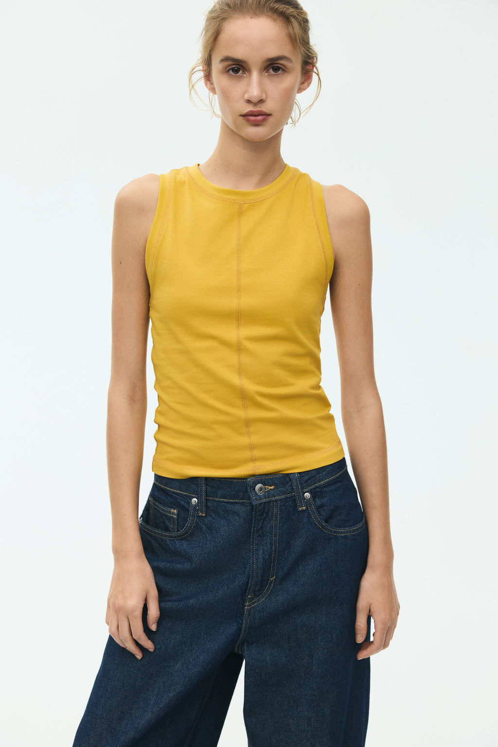 Top con costura plana - H&m фото 4