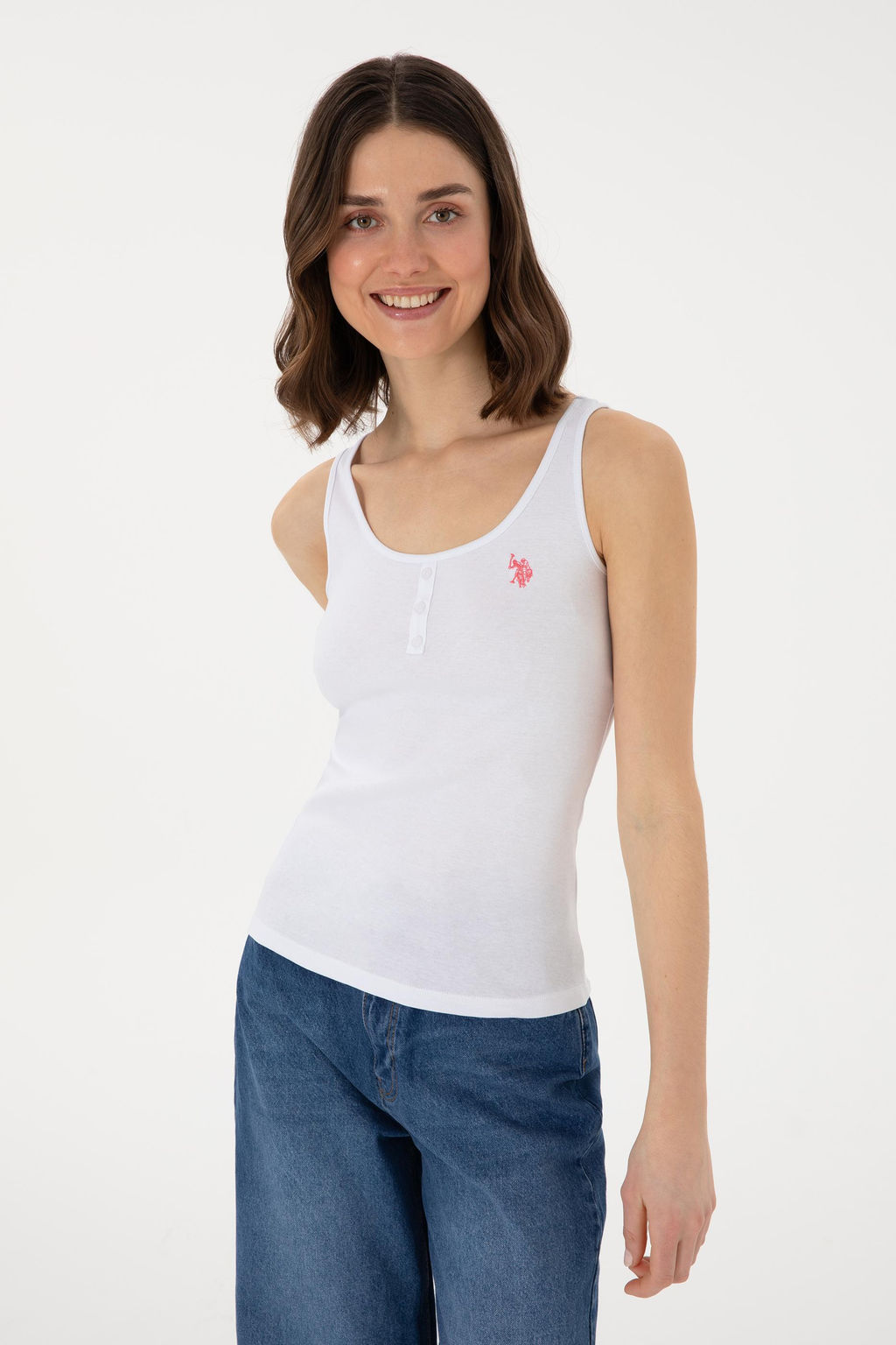 Kad_n Beyaz Basic Ti__rt Sepette S_rpriz _ndirim - U.s. polo assn фото 3
