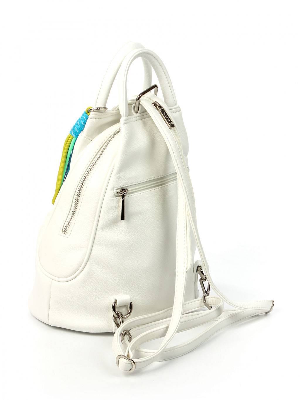 LACCOMA рюкзак Кэрри-L815-белый эко кожа хлопок