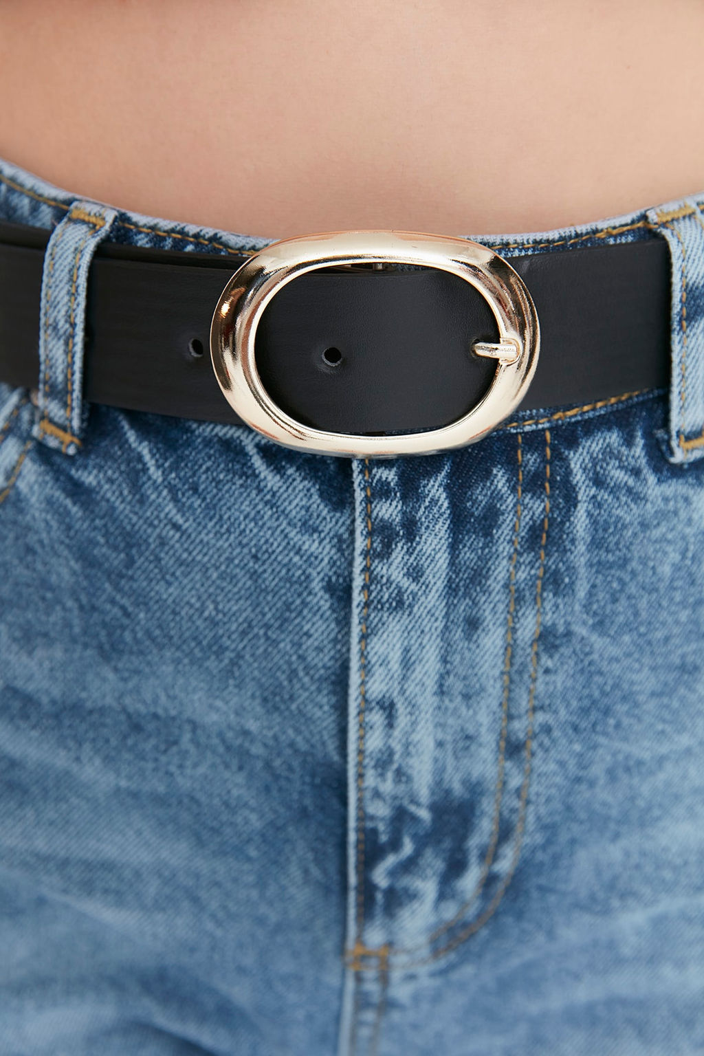 Trendyolmilla Siyah-Taba 2li Paket Deri Gorunumlu Kad?n Kemer TWOSS21KE0054 фото 13