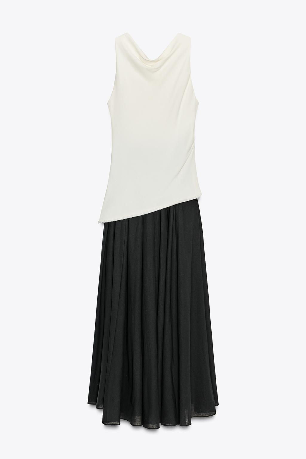 ZW COLLECTION COMBINED HALTER DRESS - Zara фото 7