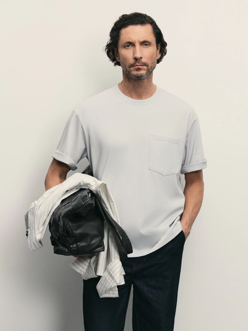 Футболка с карманом relax fit / Zarina  фото 2