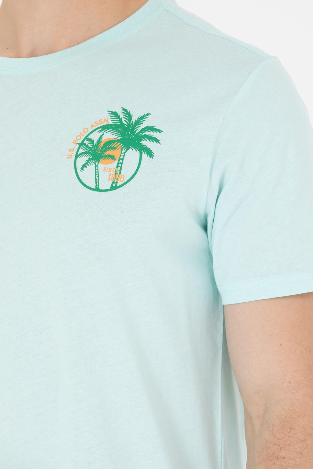 U. S. Polo Assn Мужская футболка Nil с круглым вырезом - U.s. polo assn фото 7