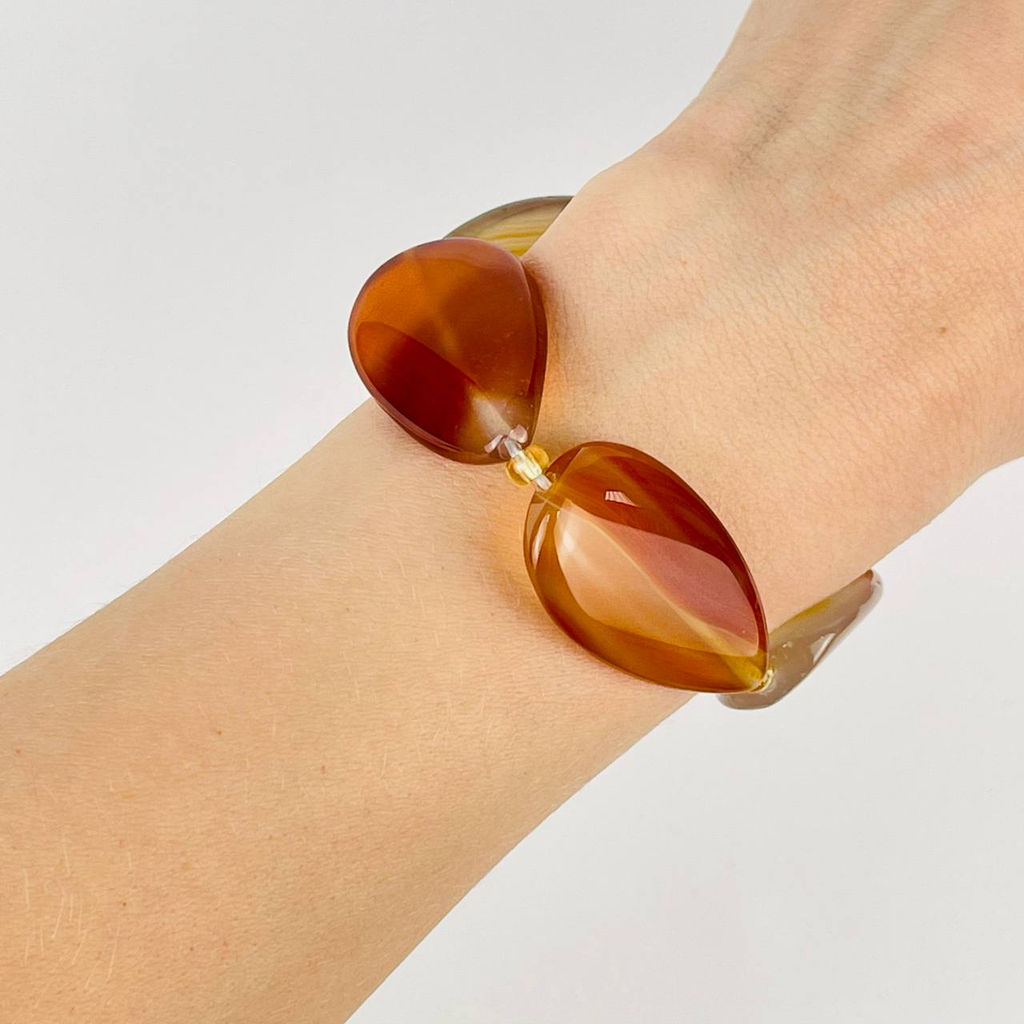 Бусины для украшений из Сердолика 40 см