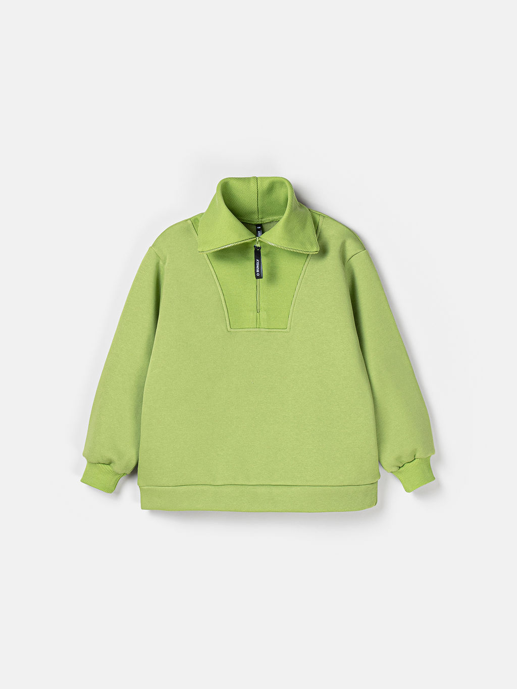 Свитшот Лайм утепленный 7+ - Bungly фото 2