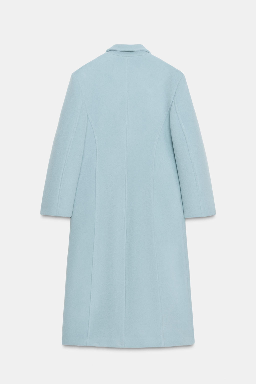 FITTED WOOL BLEND COAT ZW COLLECTION - Zara фото 7