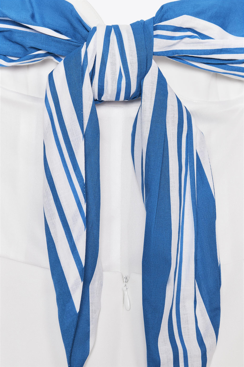 STRIPED SCARF PRINT CUT-OUT PLAYSUIT - Zara фото 6