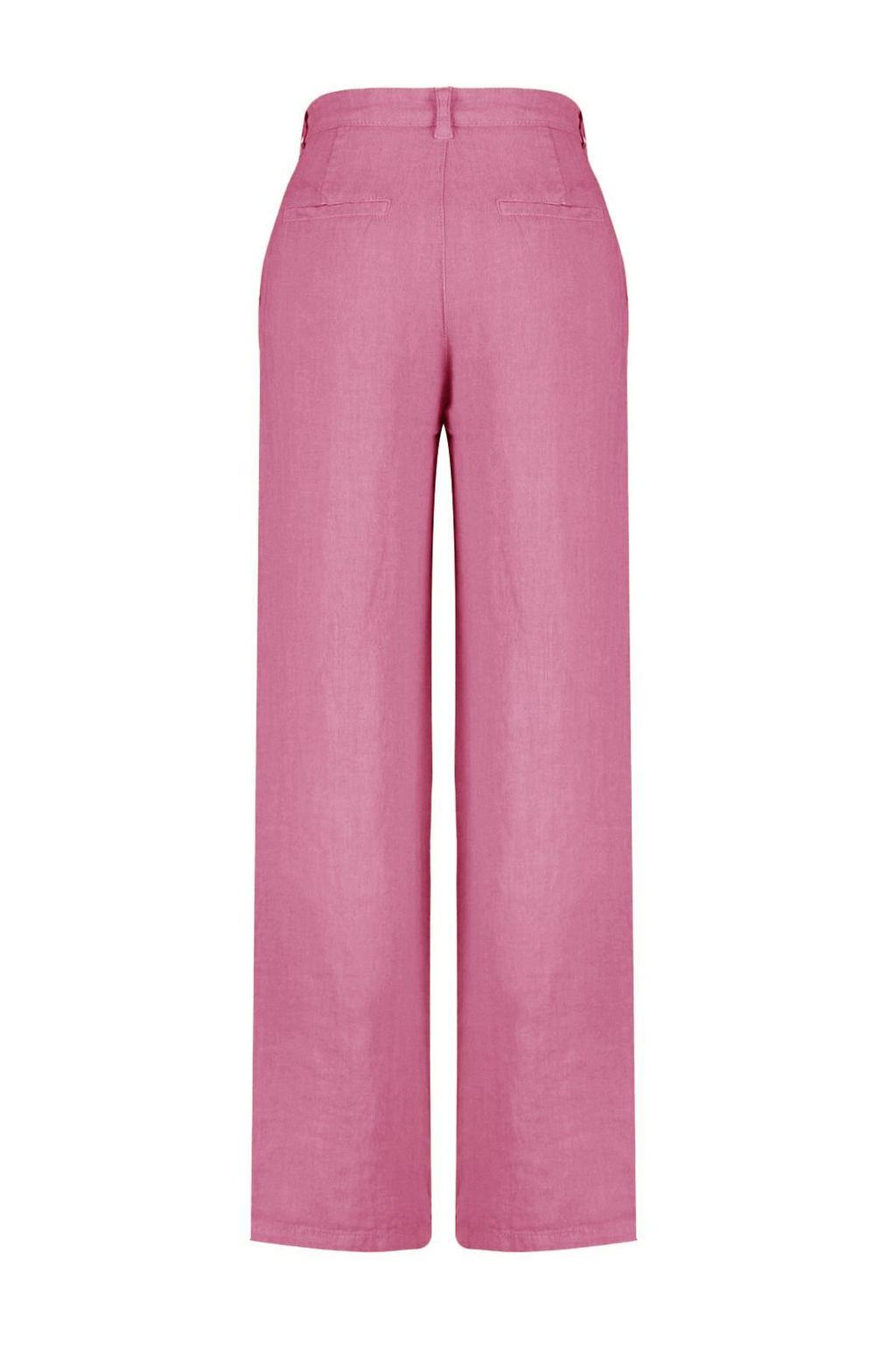Gul Kurusu %100 Keten Pileli Yuksek Bel Wide Leg Pantolon TWOSS24JE00245 - Trendyolmilla фото 14