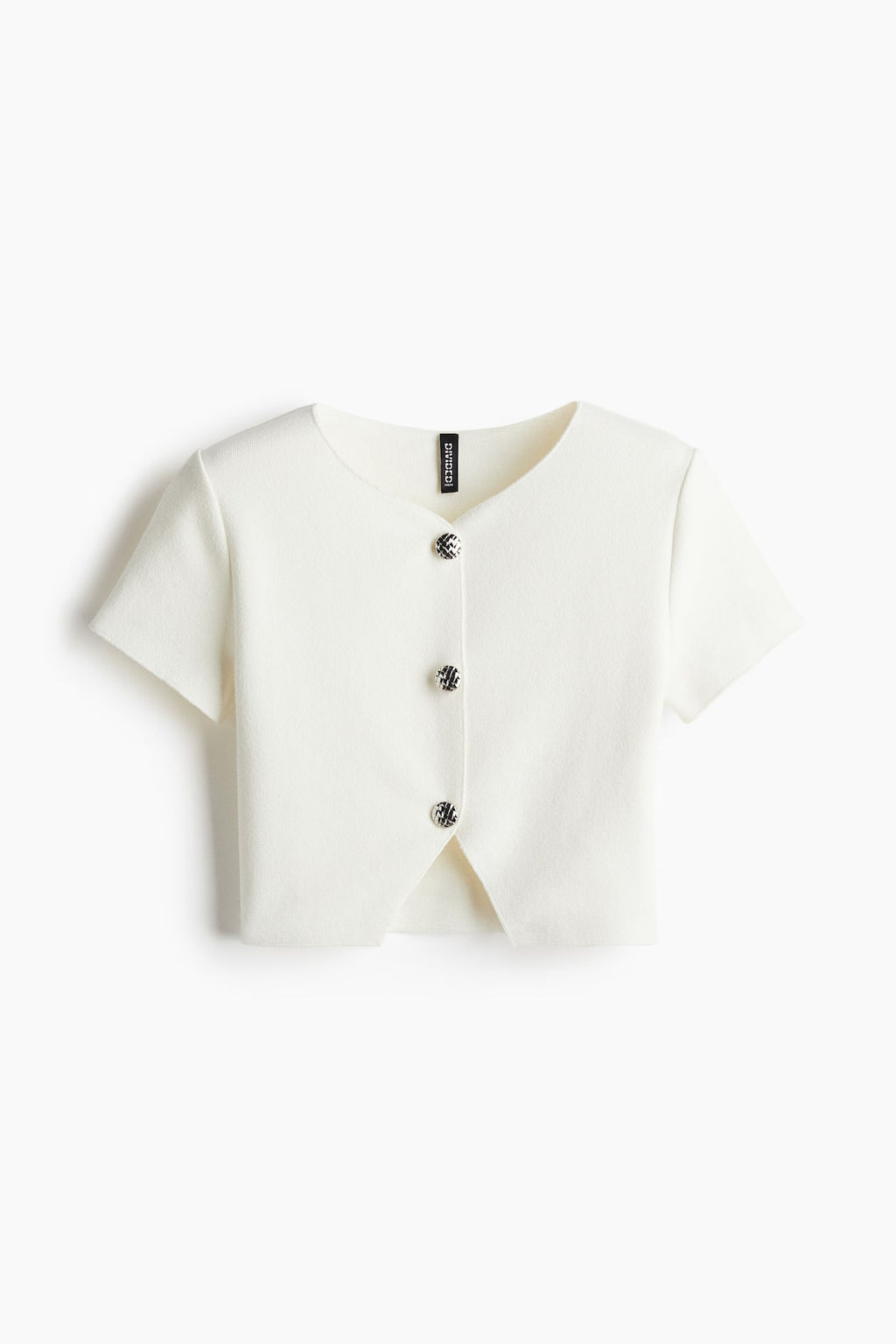 Short-sleeved jersey cardigan - H&m фото 4