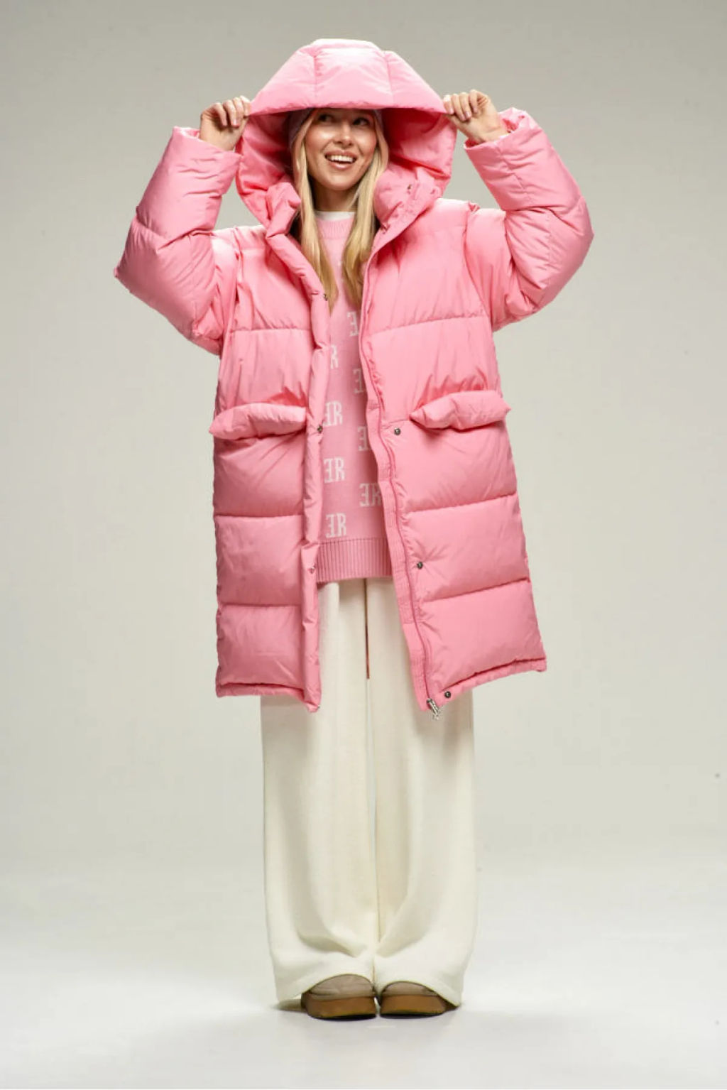 Пуховик удлиненный Pink - Erist store фото 6